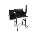 Barbecue charbon de bois  baron  avec chemine - noir