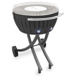 Barbecue  charbon portable 60cm gris - lg - an - 600