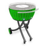 Barbecue  charbon portable 60cm vert - lg - gr - 600
