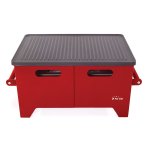 Barbecue  l'thanol avec plaque en fonte