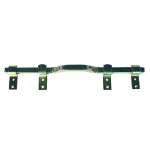 Barre de scurit en acier zingu pour volets, l. 41 cm