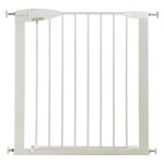 Barrière de sécurité enfant munchkin portillon semi - auto métal blanc, l. 73 / 79cm Barrière de sécurité enfant munchkin portillon semi - auto métal blanc, l. 73 / 79cm