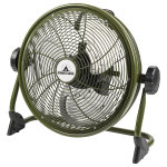 Bestron brasseur - panier 35cm - rechargeable - en couleur outdoor green - debit dair 38, 42m3 / min. ...