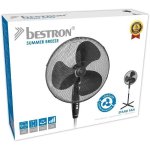 Bestron ventilateur sur pied - panier 45cm - noir - 45w - debit dair 58, 45m3 / min. - vitesse de lair ... Bestron ventilateur sur pied - panier 45cm - noir - 45w - debit dair 58, 45m3 / min. - vitesse de lair ...