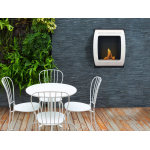 Bio - chemin�e � conception verticale courb�e