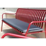 Bitti galette fauteuil et banc - gris