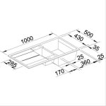 Blanco metra 6s pdur anthracite &siphon blanco - 513239