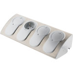 Bloc multiprise cuisine  cbler 4 prises + 2 usb parafoudre - otio