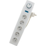 Bloc multiprise parafoudre 5 prises avec interrupteur - otio Bloc multiprise parafoudre 5 prises avec interrupteur - otio