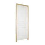 Bloc porte postform� 3 panneaux traverse droite 204x63cm