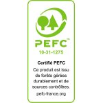 Bloc - porte sapin 3 panneaux 204x73 poussant gauche