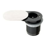 Bloc prise encastrable compact  glissire avec port usb - otio