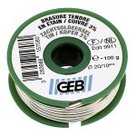 Bobine pour brasure etain / cuivre, 100 g, geb