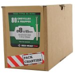 Boîte de 80 chevilles frapex m 8x65mm Boîte de 80 chevilles frapex m 8x65mm