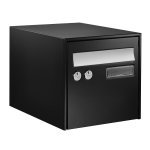 Bo�te aux lettres ind simple face abox 300 noir ral 9005