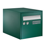 Bo�te aux lettres ind simple face abox 300 vert ral 6005