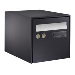 Bo�te aux lettres individuelles abox 300 gris ral 7016