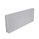 Bordurette de jardin lisse ton pierre 50 x 20 x 5 cm