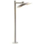 Borne blanche elements 20, ampoule e27 non fournie, max 60w, ip44, 230v, classe ii
