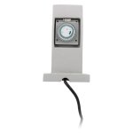 Borne de jardin 2x 16a 2p + t + programmateur ho7rn - f 3g1, 5mm² de 5m - matière résine - zenitech Borne de jardin 2x 16a 2p + t + programmateur ho7rn - f 3g1, 5mm² de 5m - matière résine - zenitech
