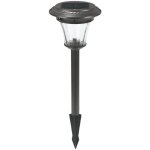 Borne noire maximus, led int�gr�e, 90 lumens, 3000k, ip44, solaire, classe iii