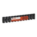 Borne de raccordement nylbloc 12 plots de 10mm2 - 57a - noir Borne de raccordement nylbloc 12 plots de 10mm2 - 57a - noir
