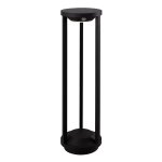 Borne solaire de jardin porto gris acier h85cm Borne solaire de jardin porto gris acier h85cm