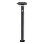 Borne solaire de jardin thy noir acier h85cm Borne solaire de jardin thy noir acier h85cm