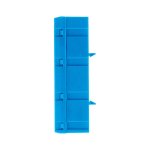Bornier neutre 12 modules bleu