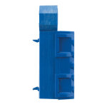 Bornier neutre bleu - 6 connexions - thomson