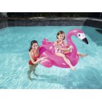 Bou�e gonflable  flamand rose  chevauchable - 135 x 119 cm