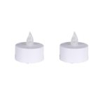 Bougie led chauffe plat À piles (lot de 2) - blanc - silamp Bougie led chauffe plat À piles (lot de 2) - blanc - silamp
