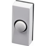 Bouton de sonnette filaire scs sentinel golfy 7900, blanc
