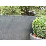 Brise vue tisse gris acier 1x3m