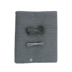 Brise vue pro renforc 1. 5x10 m gris hdpe haute densit 300gr