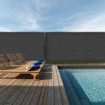 Brise vue pro renforc 1x5 m gris en hdpe haute densit 300gr