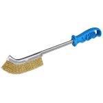 Brosse longue 370 mm fils acier laitonné Brosse longue 370 mm fils acier laitonné