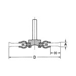 Brosse métallique sur tige fils tressés circ - tige - 6 - 70x0, 5m Brosse métallique sur tige fils tressés circ - tige - 6 - 70x0, 5m