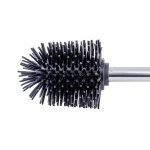 Brosse wc silicone, noir