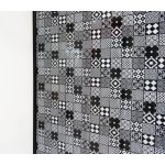 Cabine ciment - sans silicone - 100x80cm - dcors imprim - noir - en kit