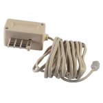 C�ble t�l�phone 3m - fiche rj11 + prise en t