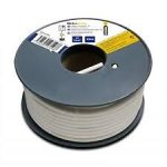 C�ble tv coaxial bobine 19 vatc 25m - blanc
