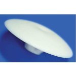 Cache vis pour vis cruciforme blanc - lot de 20