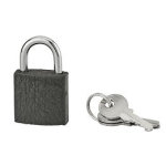 Cadenas acier gris 25mm anse acier 3 cl�s