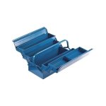 Caisse  outils standard metal 5 compartiments l430mm bleu