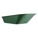 Caisse de rechange 100l 6 trous peinte verte pour brouette aktiv premium