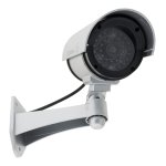 Caméra de surveillance factice avec led int / ext - otio Caméra de surveillance factice avec led int / ext - otio