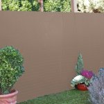 Canisse plastique simple face taupe 1. 50x3m