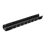 Caniveau standard plus 1000 x 130 x 75 clipsable - noir