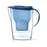 Carafe filtrante 2. 4l bleue avec 4 cartouches maxtra + - 1026040